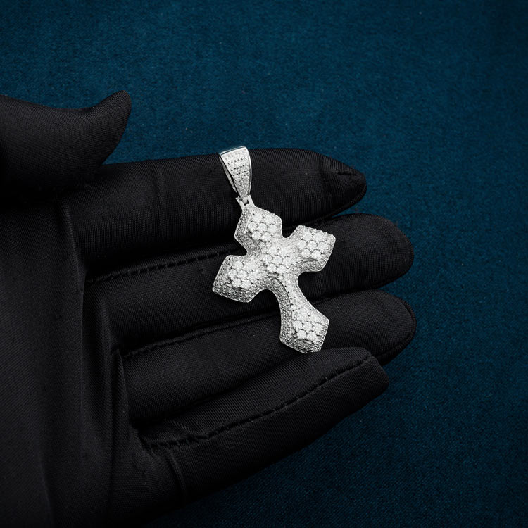 VVS Moissanite Cross Pendant