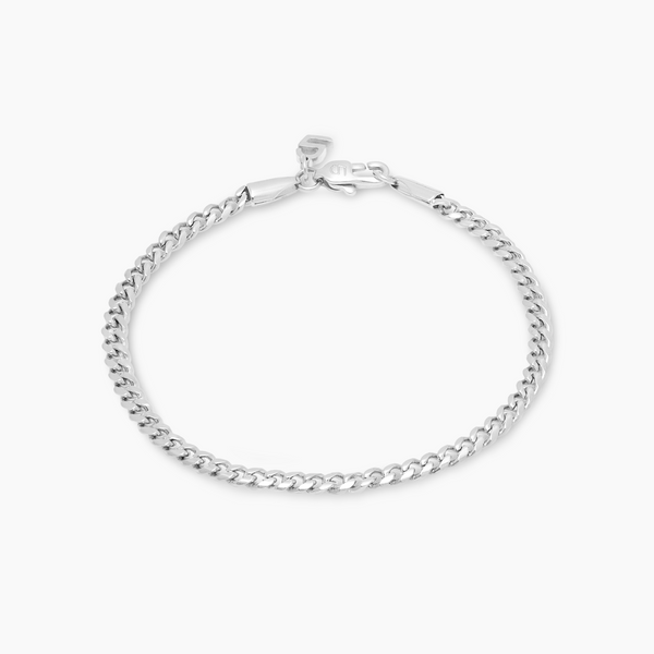 Cuban link bracelet 3 mm