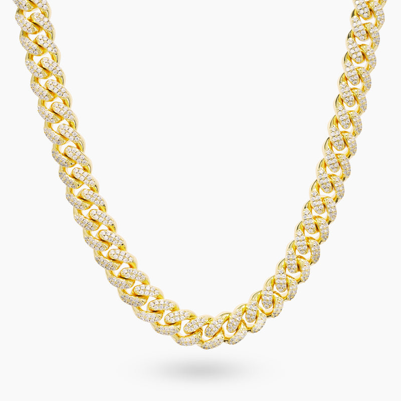 VVS Moissanite 13mm Cuban Link Chain